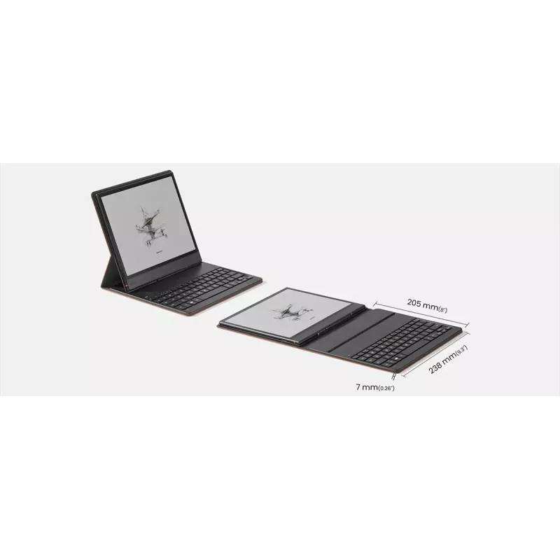 Onyx Boox Note Air 5 C Magnetische Hülle mit Tastatur, Braun, OCV0520R