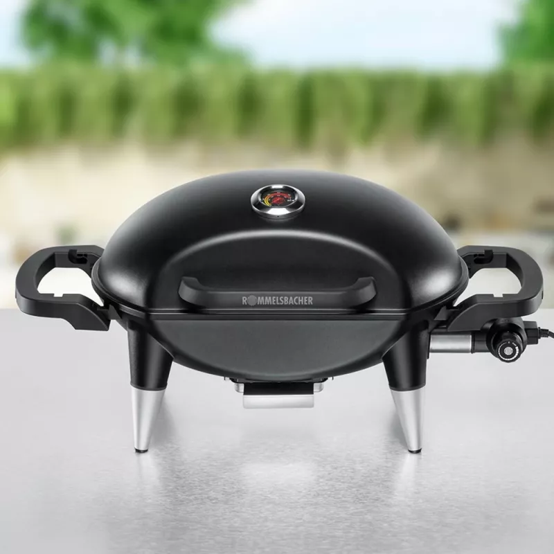 ROMMELSBACHER BBQ 4000, 2200 W, Grill, elektrisch, 300 °C, Tisch, rostrot
