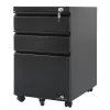 Büro-Schubladeneinheit Maclean MC-850 Schwarz Metall 2 Schubladen