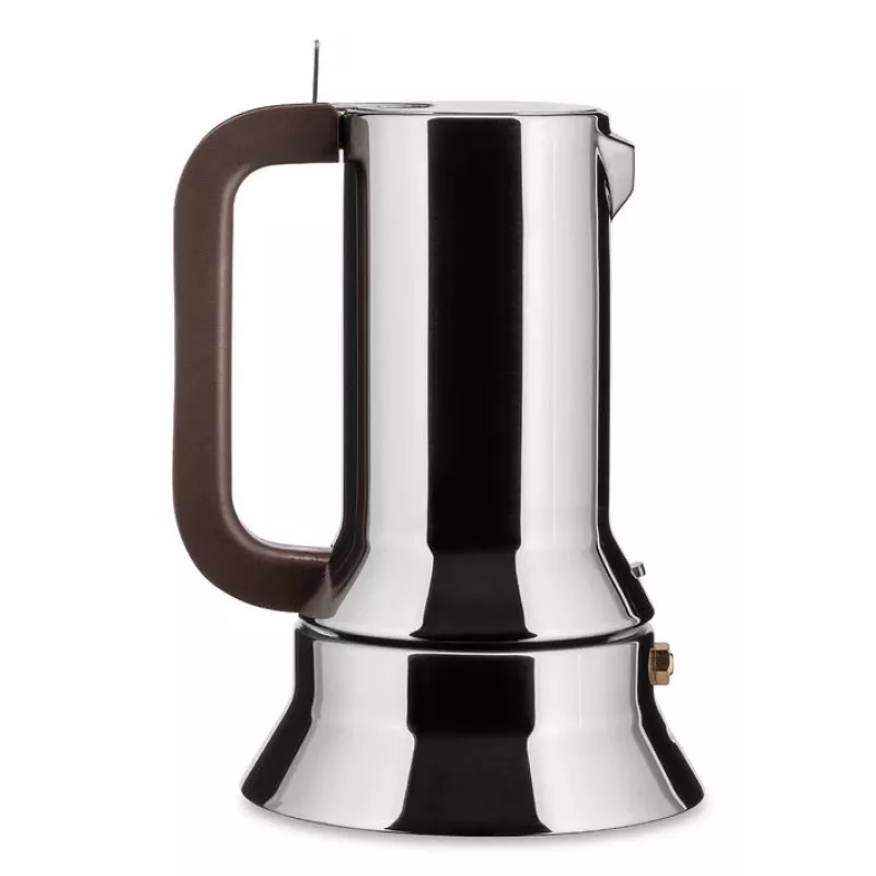 Moka-Kanne Alessi 9090/3 Edelstahl 110 mm Tiefe 175 mm Höhe