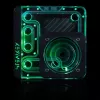 Stealkey Customs SK-UNI 120D Distroplate D-RGB – Schwarz Edition