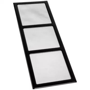 DEMCiflex Luftfilter für Fractal Design Meshify C DF1033 — 150 × 400 mm, schwarz, 1 Stück