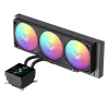 Gamemax CPU-Flüssigkeitskühler | GLACIER 360 LCD BK | Intel, AMD