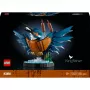 LEGO Icons Kingfisher Vogel-Set Modellbau-Set für Erwachsene mit Wasser-Setting und Ausstellungsständer, tolles Wohn- und Büro-Dekor für den Schreibtisch, Valentinstag