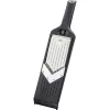 Manuelle Schneidemaschine GEFU Julienne VIOLI 2.0 – manueller Lebensmittelschneider, 5 Schneidpositionen, 1–5 mm, Edelstahlklingen, Gehäuse aus ABS/Edelstahl, schwarz