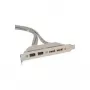 FireWire-Kabel InLine 33390A 0,40 m Grau