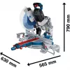 Bosch GCM18V-305 GDC 4000 U/min 2000 W