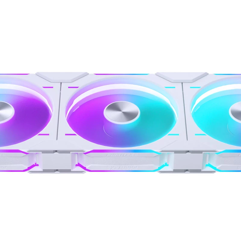 PHANTEKS D30-140 140mm ARGB Gehäuselüfter Weiß 3er-Pack