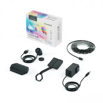 Nanoleaf 4D V2 TV Screen Mirror + Light Strips Kit (für TV & Monitor bis 65'') | 24 W | Mehrfarbig RGB