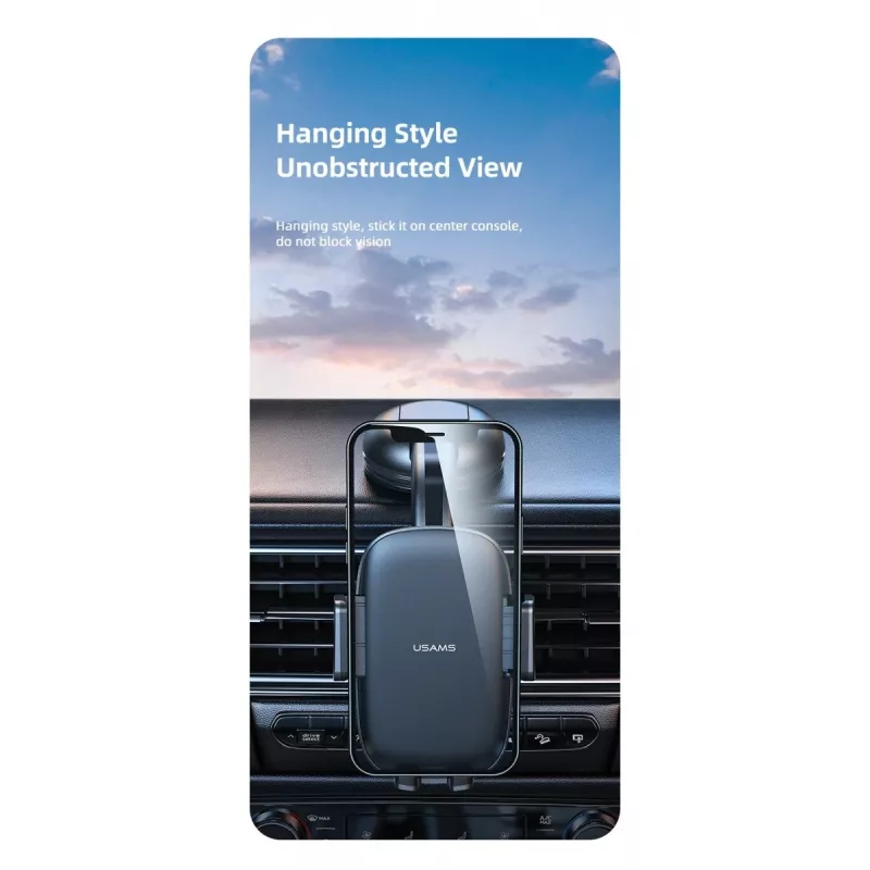 Autohalterung usams ZJ063 für Cockpit oder Windschutzscheibe, verstellbarer Winkel