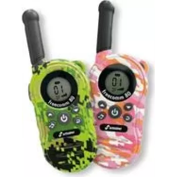 Walkie-Talkie Stabo Freecomm 80 2er-Pack, Modell 20080, wiederaufladbar, große Reichweite