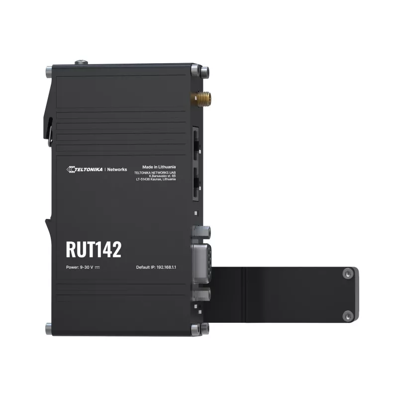 Teltonika Industrial Router RUT142 WiFi 4, RS232, 2x RJ45 100Mb/s, IP30