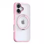 Schutzhülle Torras Ostand R Fusion für iPhone 16 – Pink, schlank, leicht, Schutz vor Kratzern und leichten Stößen