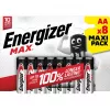 Energizer Batterien Alkaline Max AA LR6, 8 Stück, Eco-Verpackung