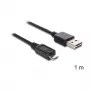 USB-Kabel DeLOCK EASY-USB 2.0-A USB 2.0 micro-B 1m