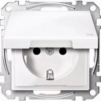 Steckdose Merten MEG2314-0319 CEE 7/3 16 A 250 V IP44 Weiß Thermoplast