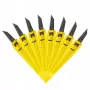 Cuttermesser STANLEY 1-10-601 Metallic rot/gelb, Abbrechklinge, Griff 18 cm, 50er-Pack