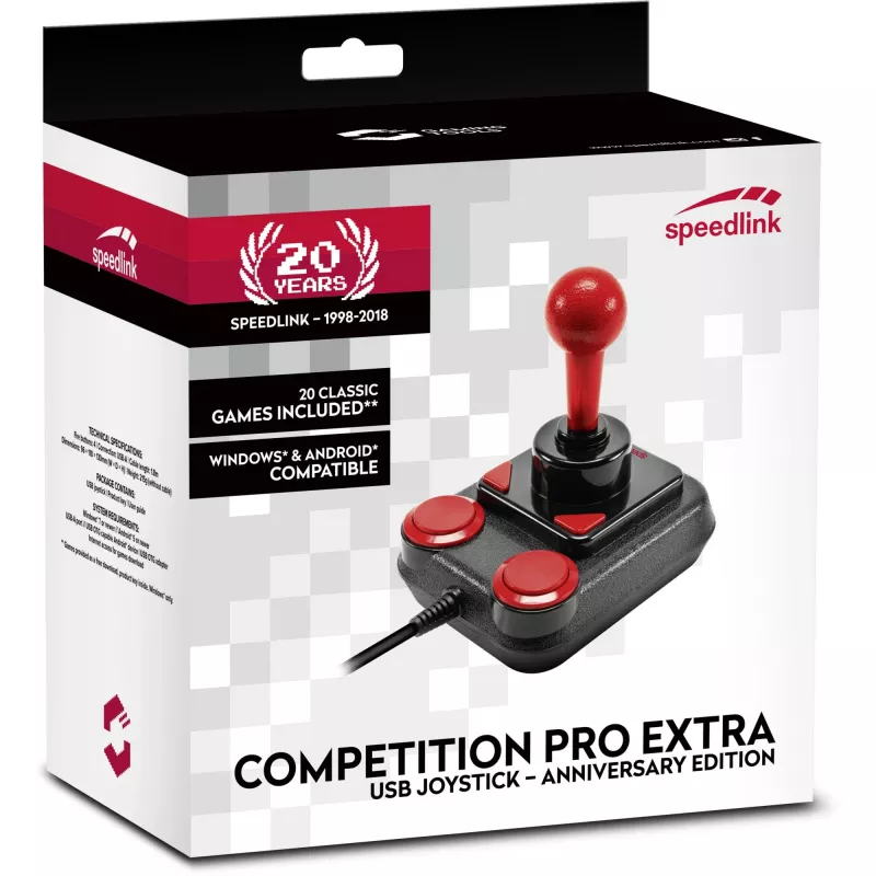 Joystick SPEEDLINK Competition Pro Extra Schwarz Rot