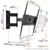 Vogels | Wandhalterung | MA3040-A1 | Vollbeweglich | 32-65 | Maximale Tragfähigkeit 25 kg | Schwarz