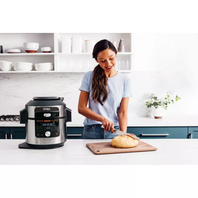 Multikocher Ninja OL750EU 7,5 L 1760 W Schwarz Edelstahl, 14 Automatikprogramme