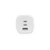 Dicota Netzteil - kompakt, GaN - 65 Watt - 5 A - PD 3.0 - 3 Ausgangsanschlüsse (2 x USB-C, USB)