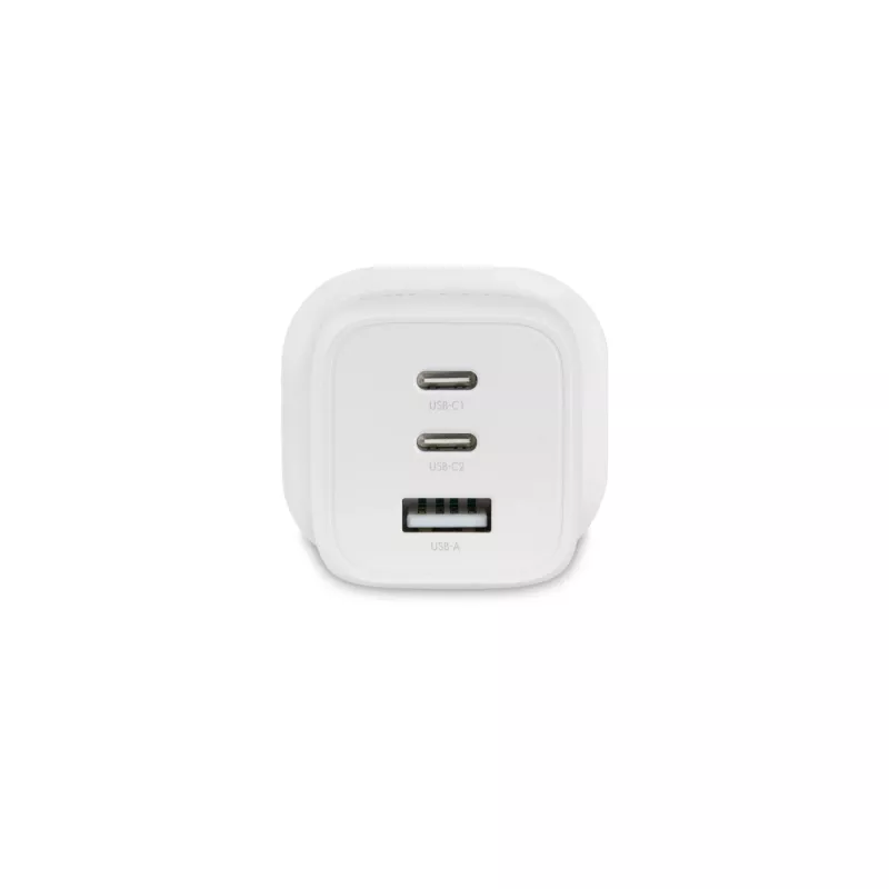 Dicota Netzteil - kompakt, GaN - 65 Watt - 5 A - PD 3.0 - 3 Ausgangsanschlüsse (2 x USB-C, USB)