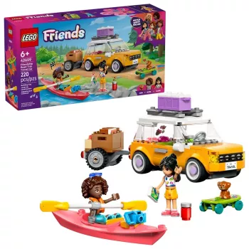 Bauspielzeug LEGO Friends Spielset 42659 Abenteuerreise mit Freunden, 220 Teile, 2 Minifiguren, ab 6 Jahren