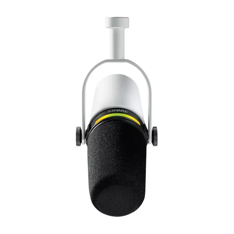 Shure MV7+-W - Pult-/Gesangsmikrofon mit XLR/USB-C-Anschluss, weiß