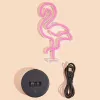 Tisch/Dekorative LED-Lampe MANTA SNL79PK rosa Flamingo – LED-Dekorationsleuchte
