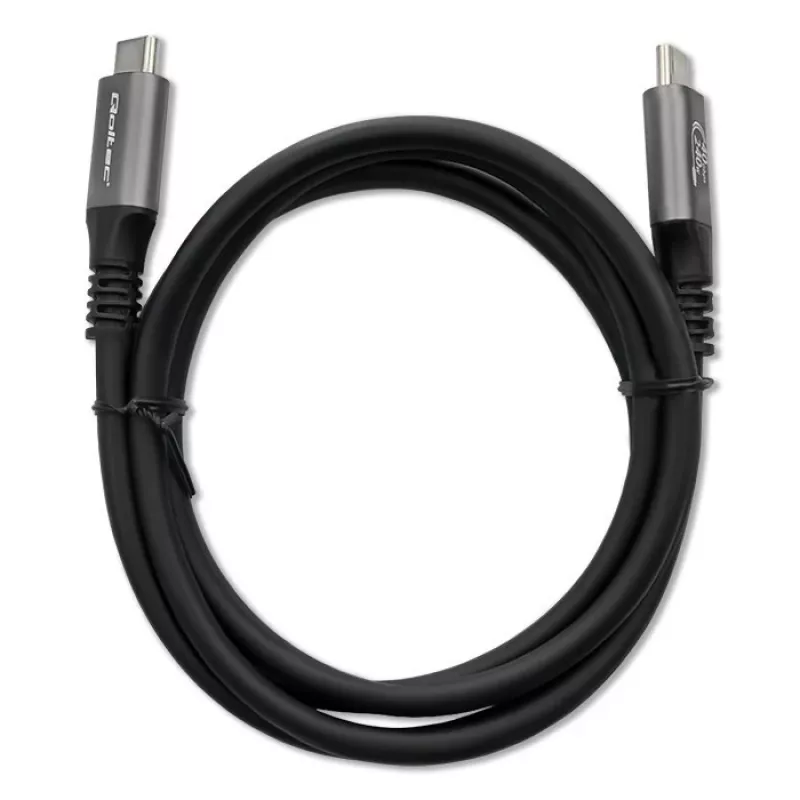 USB-C-Kabel QOLTEC USB4 240 W für Thunderbolt 3/4, 40 Gbit/s, 240 W Stromversorgung