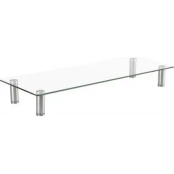 SpeaKa Professional Monitor Riser Höhenbereich: 75 bis 90 mm Transparent (SP-9007480)