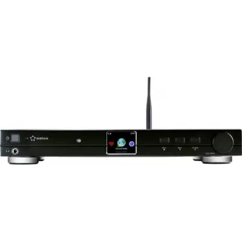 Renkforce RF-DAB-IR1700 Radio-Adapter Internetradio, DAB+, UKW, WLAN, LAN, Bluetooth®, DLNA DLNA-fähig Aluminium (gebürstet) (MA-20)