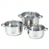MAESTRO MR-2020-6M 6-teiliger Kochtopf-Set, Edelstahl