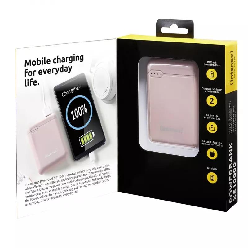 Intenso XS10000 Lithium-Polymer (LiPo) 10000 mAh Rose