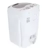 Toplader-Waschmaschine Adler AD 8055, tragbar, 3 kg Kapazität, creme, Drehregler, 150 W