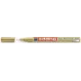 Marker-Stift Edding 780 Gold, Silber – metallische Schreibfarben, Spitze 0,8 mm, 1 Stück