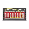 Patchpanel DELOCK Mini Desktop RJ45 8-Port Cat.6A geschirmt schwarz für Tisch, Wand oder Hutschiene