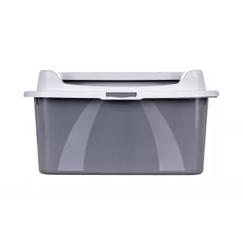 Katzenklo DIAMENTIQ Bonita grau Kunststoff 571×392×209 mm, 1 kg