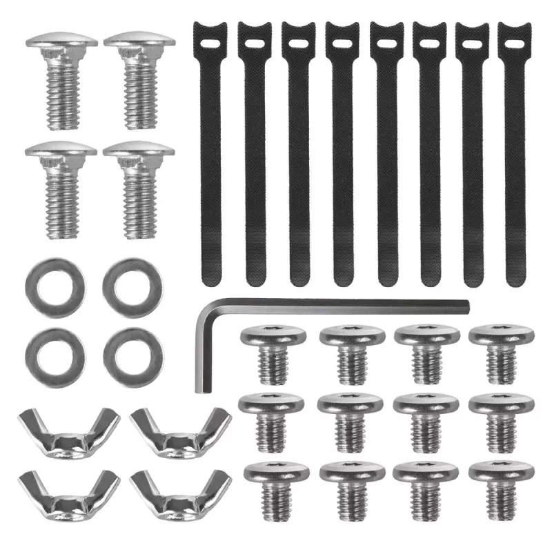 Untertisch-Kabelmanager MACLEAN MC-102W – Stahlhalterung für die Untertischmontage, verstellbare Länge, passend für Tischplatten von 0,5–5 cm, Traglast 5 kg, weiß