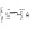 Wentronic Goobay - Telefonkabel - TAE-F (M) - RJ-45 (M) - 10m - Schwarz (51235)