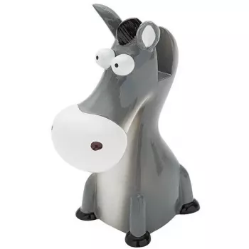 Brillenhalter WEDO 202 27105 universaler Brillenständer aus Kunstharz, anthrazit/weiß, Breite 55 mm