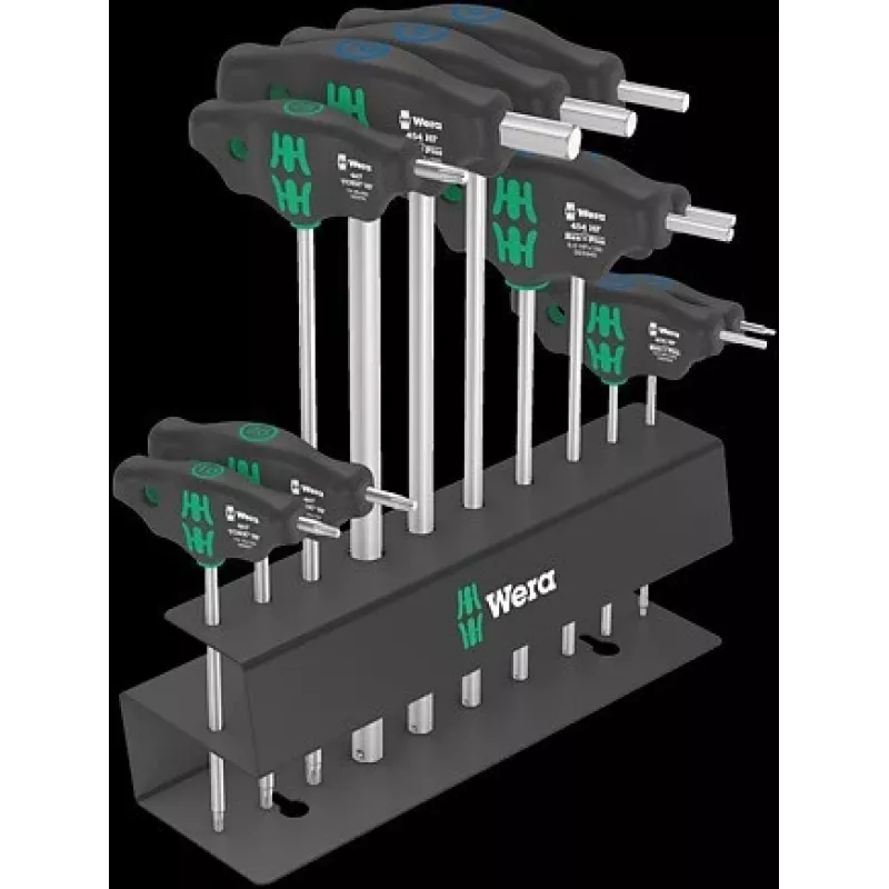 Wera Bicycle Set 6 T-Griff-Schlüsselsatz, 10-teilig, in Aufbewahrungsbox (05004174001)