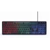 Kabelgebundene Full-Size-Tastatur mit Maus Gembird KBS-UML-01 — USB, QWERTY US, 104 Tasten, schwarz