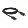 USB-Typ-C-Kabel DeLOCK 84138 2 m Schwarz