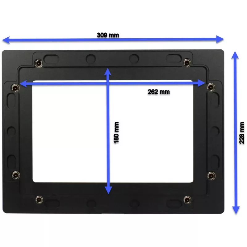 Blende für ALLNET-Tablet ALLTCOVER10NSV1 – silber, 309 x 228 mm
