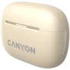 Canyon CNS-TWS10BG Kopfhörer und Headset True Wireless Stereo (TWS) In-Ear für Anrufe/Musik/Sport/Alltag USB Typ-C Bluetooth Beige (CNS-TWS10BG)