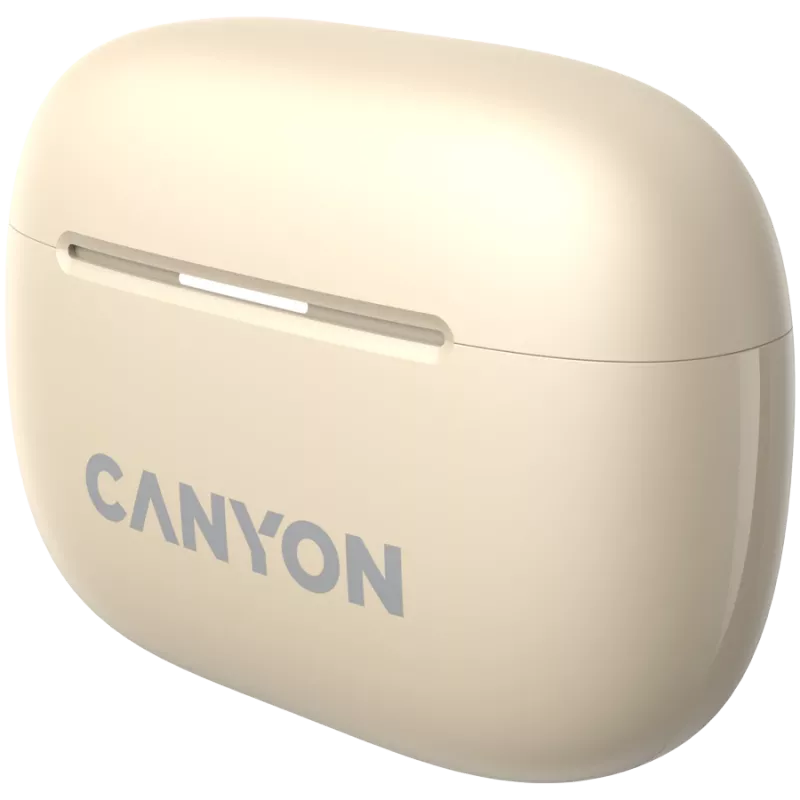 Canyon CNS-TWS10BG Kopfhörer und Headset True Wireless Stereo (TWS) In-Ear für Anrufe/Musik/Sport/Alltag USB Typ-C Bluetooth Beige (CNS-TWS10BG)