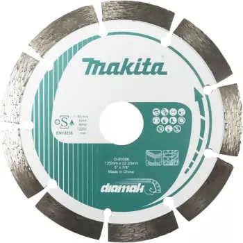 Diamanttrennscheibe Makita D-80086 125 mm Durchmesser 22,23 mm Bohrung