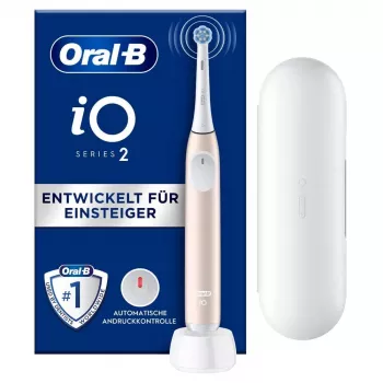 Oral-B 2 iO Zahnbürste für Erwachsene, vibrierend, Pink, Weiß