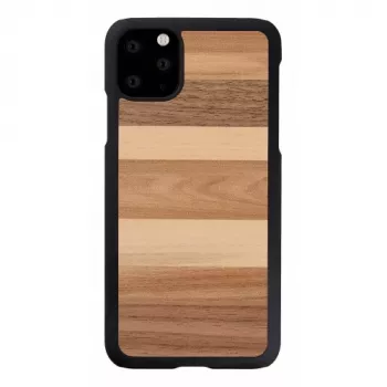 Smartphone-Hülle man and wood für iPhone 11 Pro Max — Schwarz